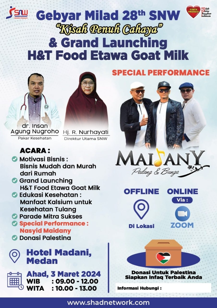 Milad SNW di Medan