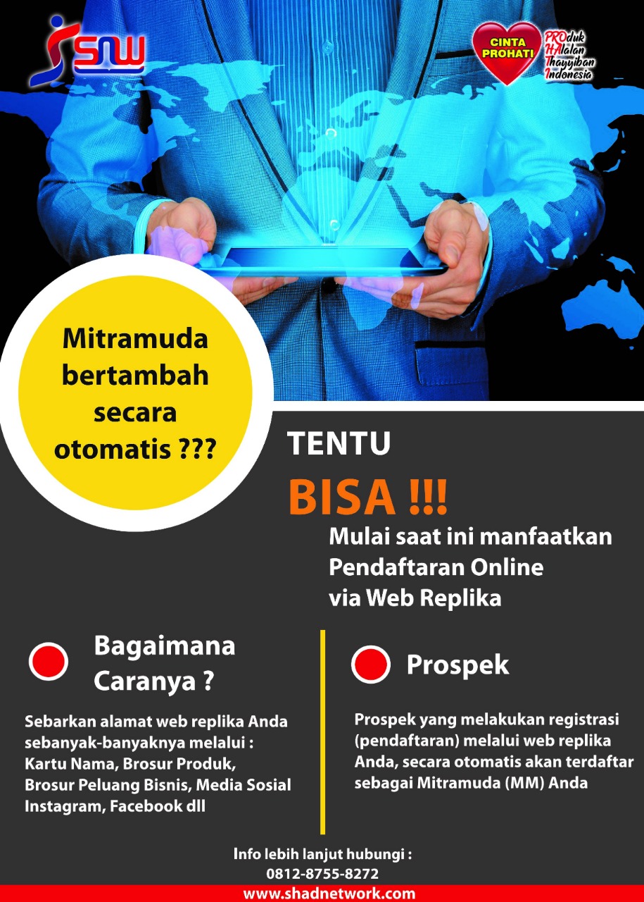 Pendaftaran Online Via Web Replika