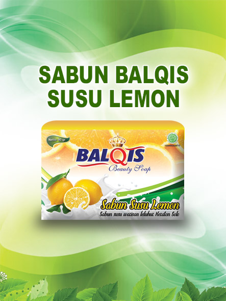 Balqis Sabun Susu Lemon